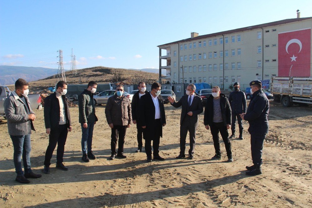 Kaymakam Deniz Pişkin’den Jandarma Binasında İnceleme