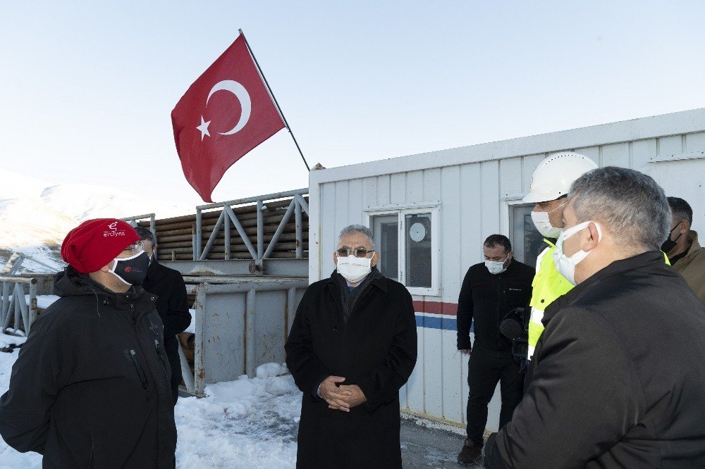 Büyükkılıç’tan Erciyes’te Jeotermal Sondaj İncelemesi