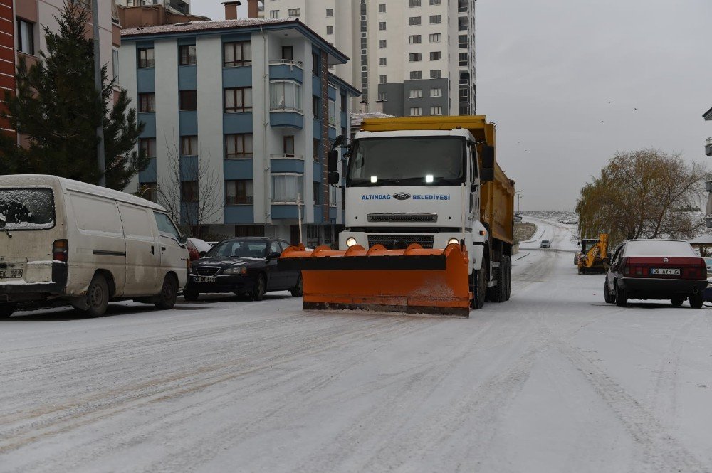 Altındağ Belediyesinde Kar Teyakkuzu