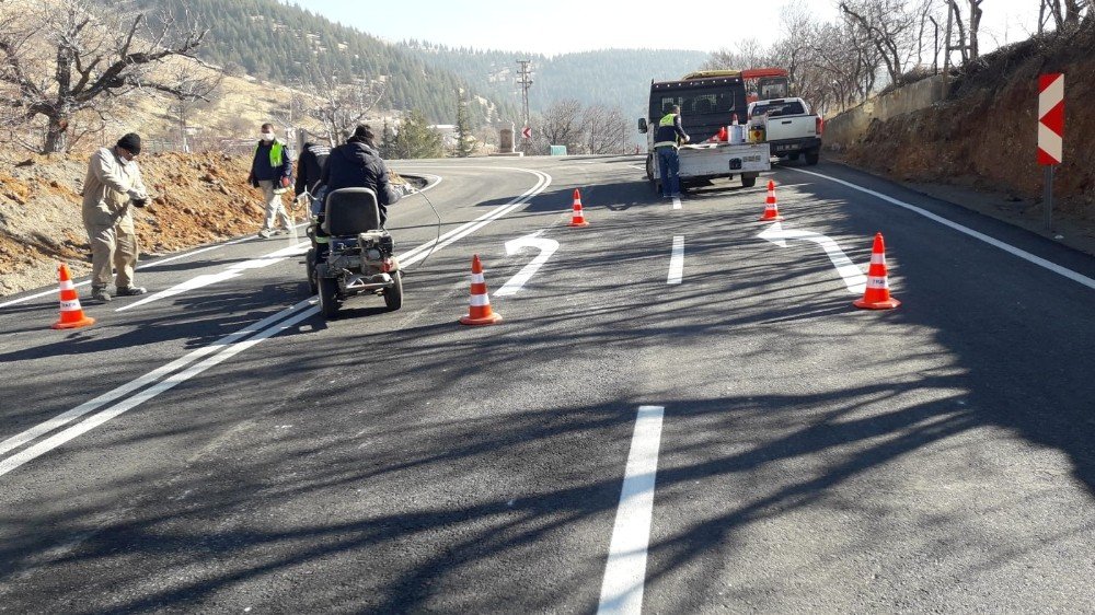 Kahramanmaraş’ta Yol Yapım Çalışmaları