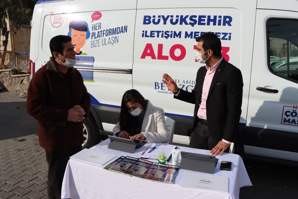 Şanlıurfa’da Mobil Aracı Çözüm Üretiyor