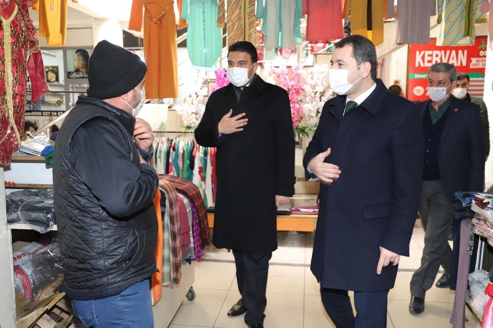 Baydilli’den Çarşı Esnafına Ziyaret