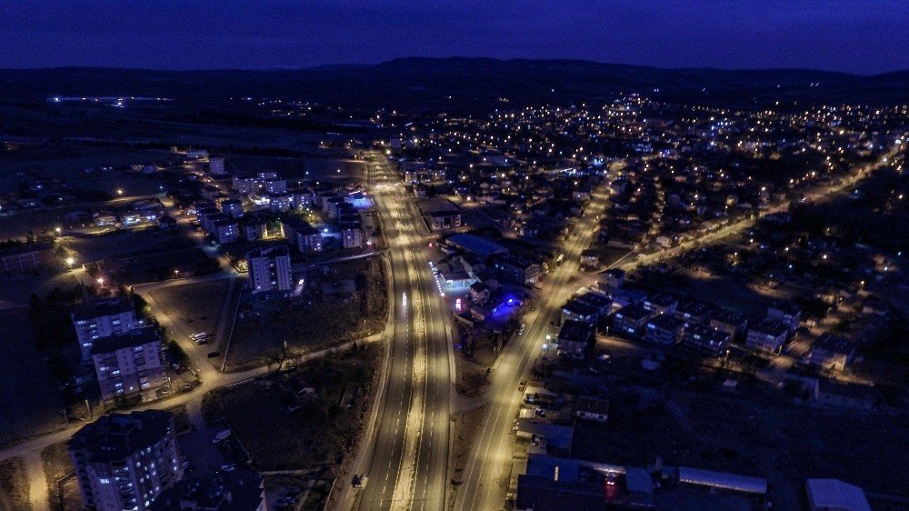 Bünyan Girişi Işıl Işıl Oldu