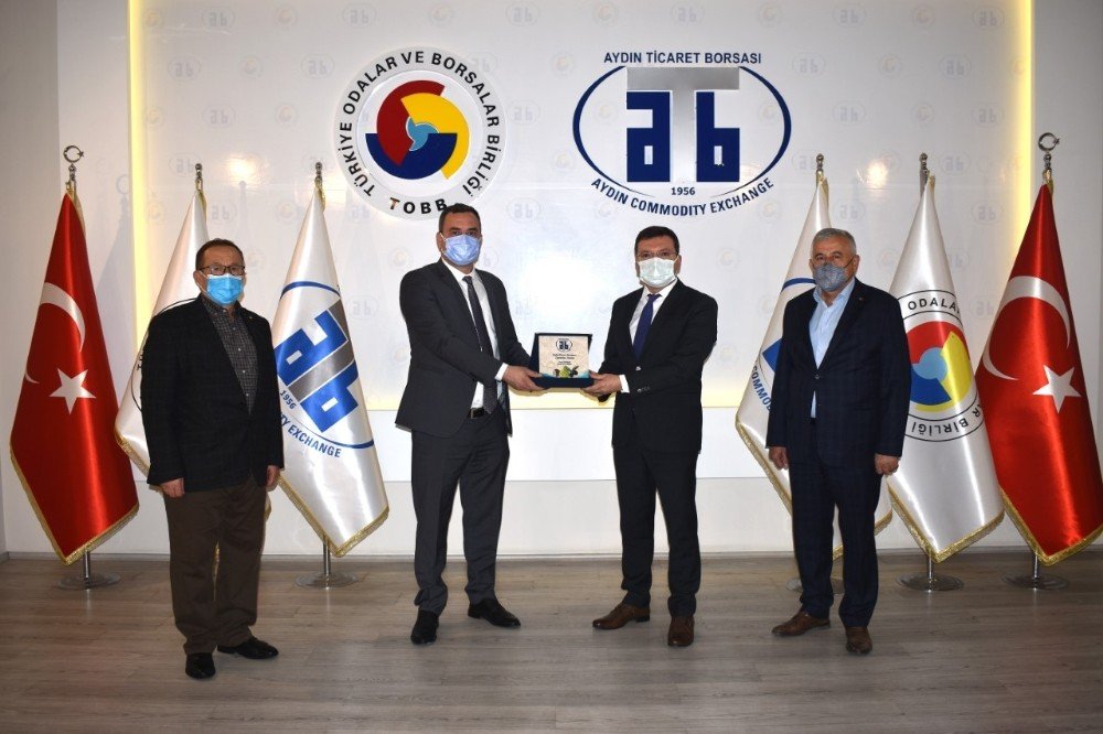 Kaymakam Şahin, Aydın Ticaret Borsası’nın Çalışmaları Hakkında Bilgilendirildi