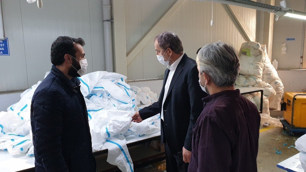 Başkan Şahin Fabrika Ziyaretlerini Sürdürüyor