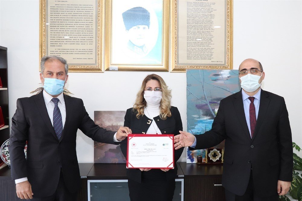Fen Edebiyat Fakültesine Sıfır Atık Yetki Belgesi