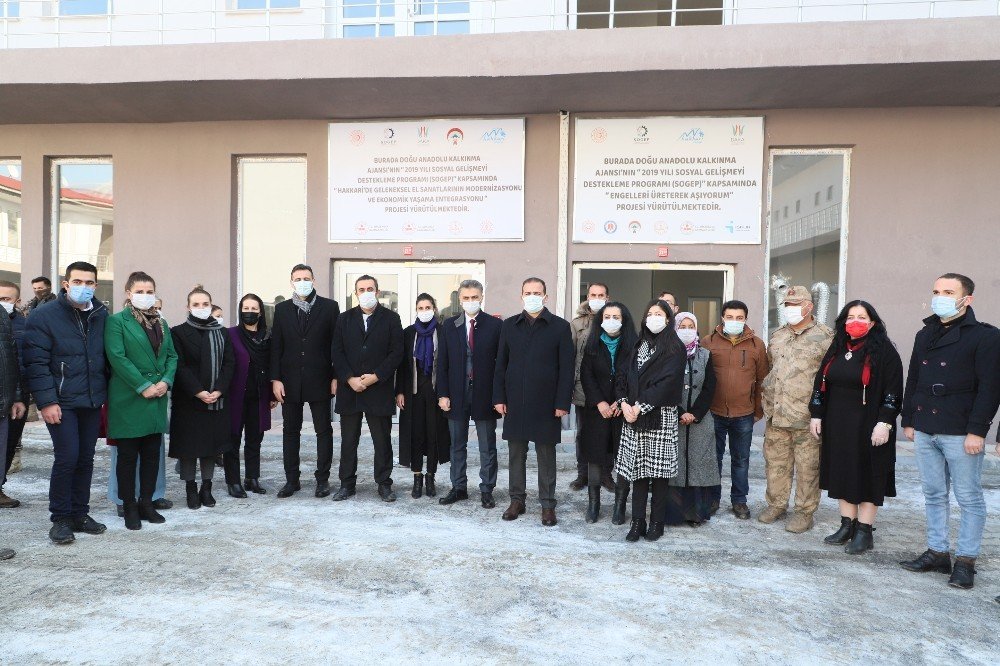 Vali Akbıyık Sogep Atölyesini Ziyaret Etti