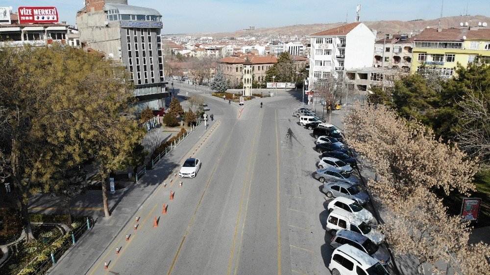 Aksaray’da Yeni Yılın İlk Gününde Kısıtlamaya Uyuldu