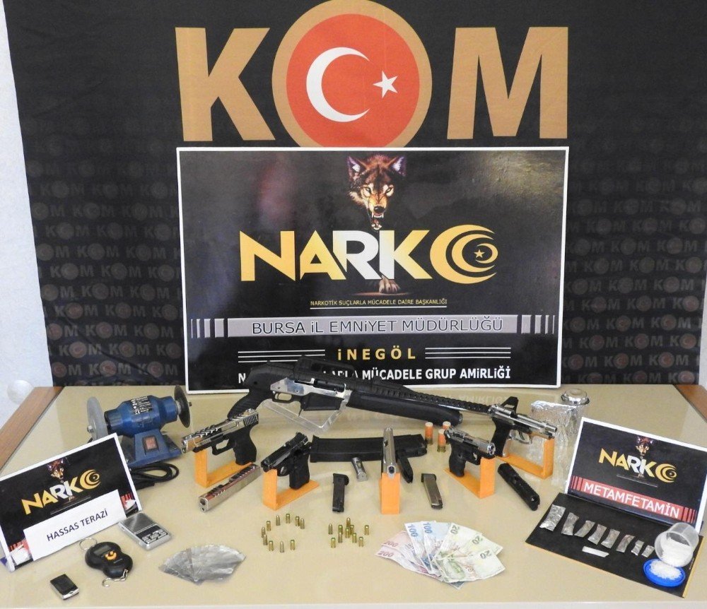 Bursa Uyuşturucu Ve Silah Ticareti Operasyonu: 2 Kişi Tutuklandı