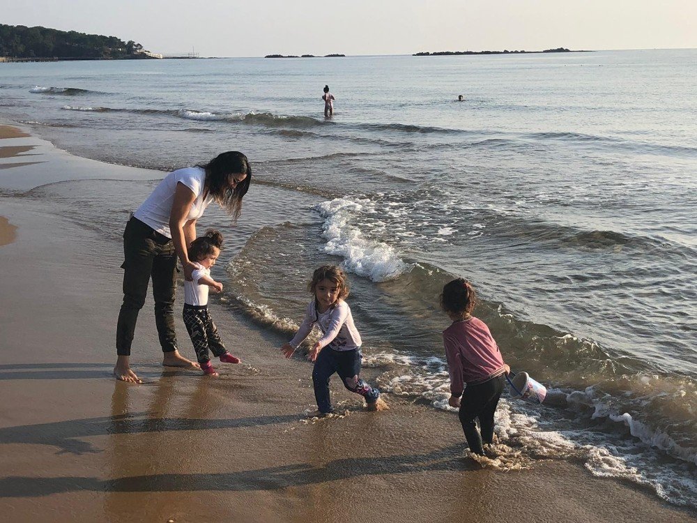 Alanya’da Yılın İlk Günlerinde Deniz Keyfi