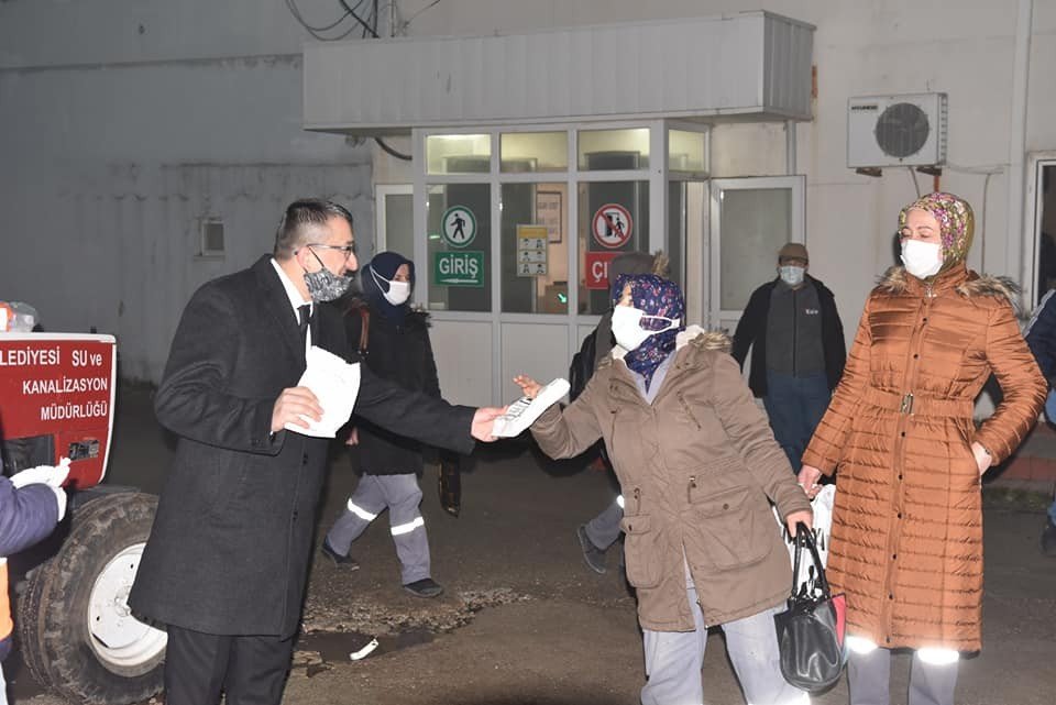 Başkan Öz’den Sıcak Çorba İkramı