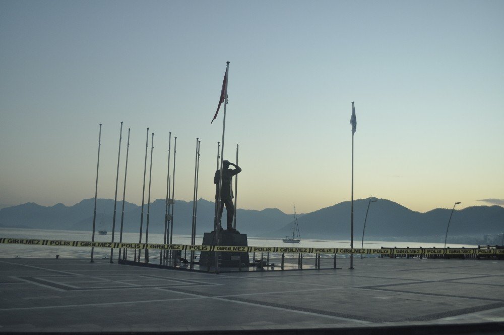 4 Günlük Kısıtlama Marmaris’te Sakin Geçti