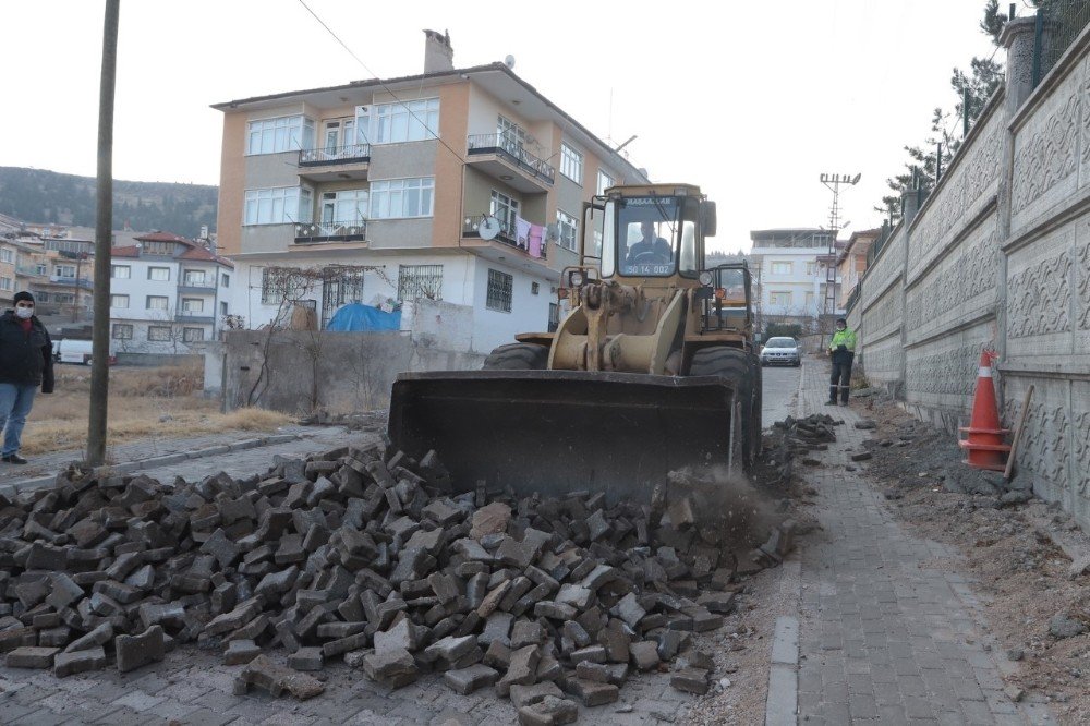 Nevşehir Belediyesi Altyapı Hamlesini Sürdürüyor