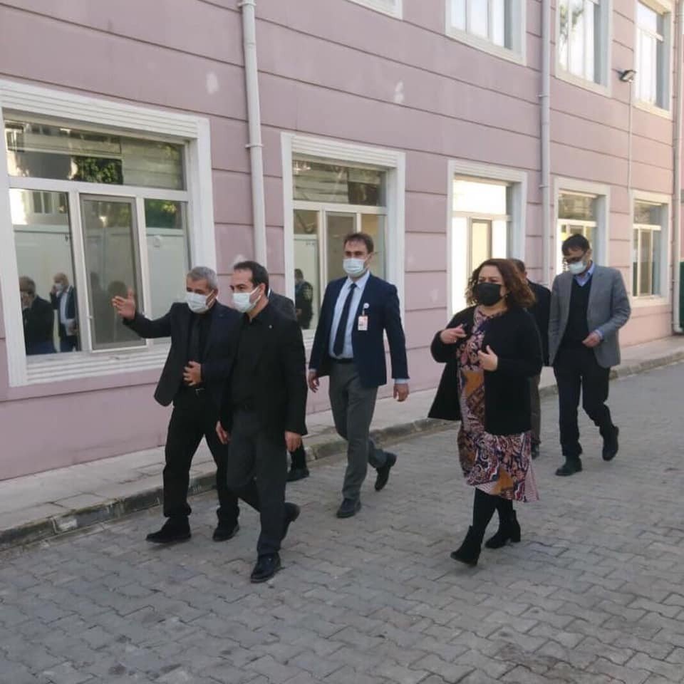İl Sağlık Müdürü Açıkgöz, Adh Kovid Tanı Ünitesi’nde İncelemede Bulundu