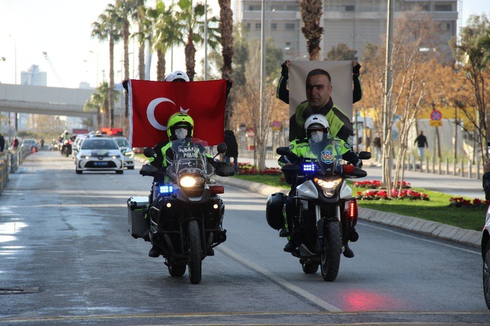 Şehit Fethi Sekin’in Mesai Arkadaşlarından Kortej