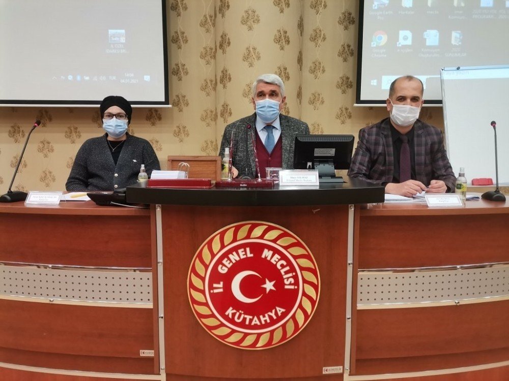 Kütahya’da Yeni Yılın İlk İl Genel Meclisi Toplantısı Yapıldı