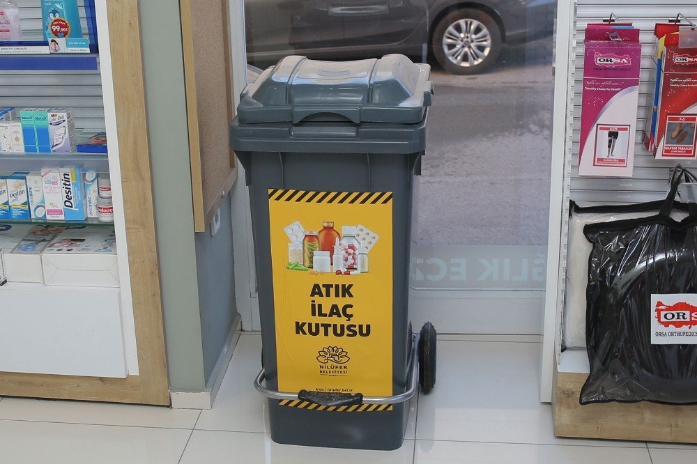 Nilüfer’de Atık İlâç Toplama Noktaları Oluşturuldu