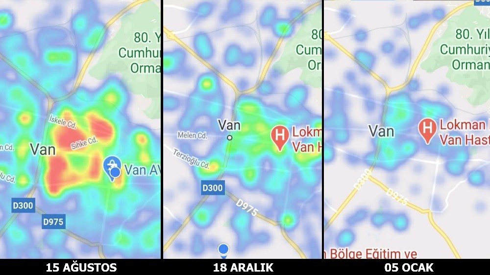 Van’ın Risk Haritası Bu Kez Maviye Döndü