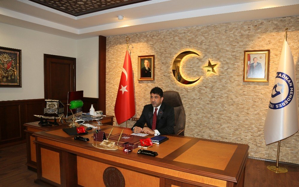 Adü Rektörü Aldemir; "kaos Peşinde Olanların Kirli Senaryosunu Reddediyoruz"