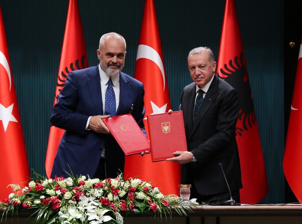 Cumhurbaşkanı Erdoğan-arnavutluk Başbakanı Rama Ortak Basın Toplantısı