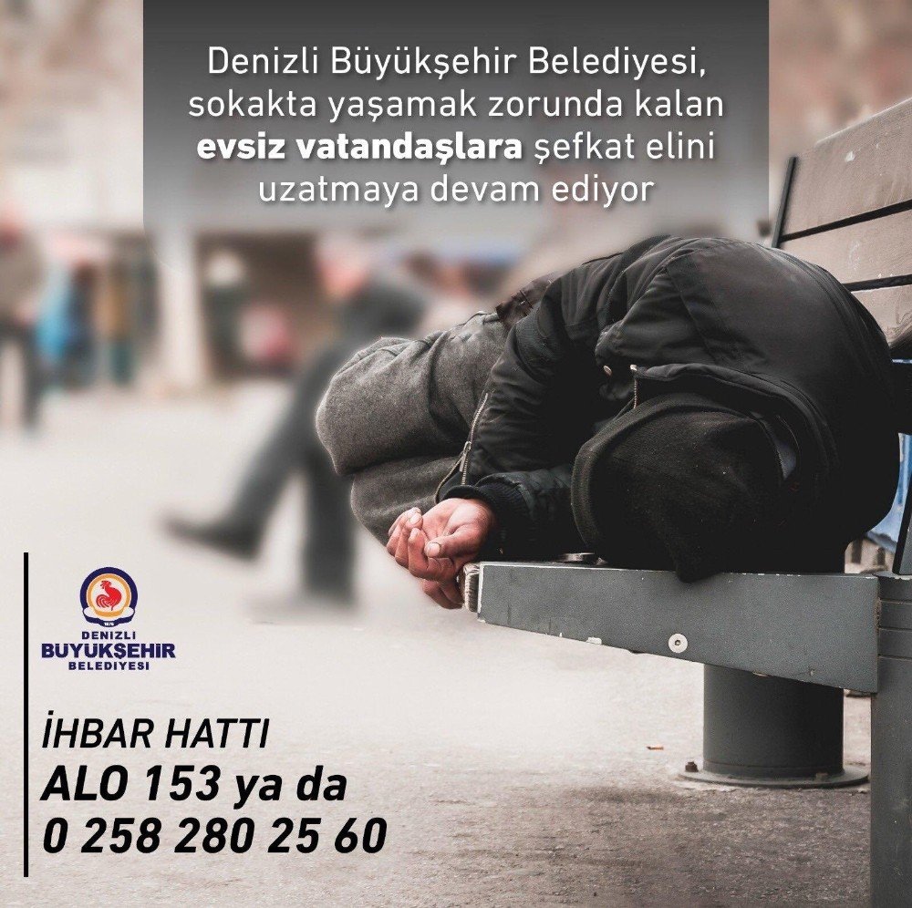 Sokakta Yaşan Vatandaşlara Büyükşehirden Sıcak Yuva
