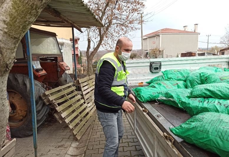 Ergene’de İhtiyaç Sahiplerine Kömür Yardımı