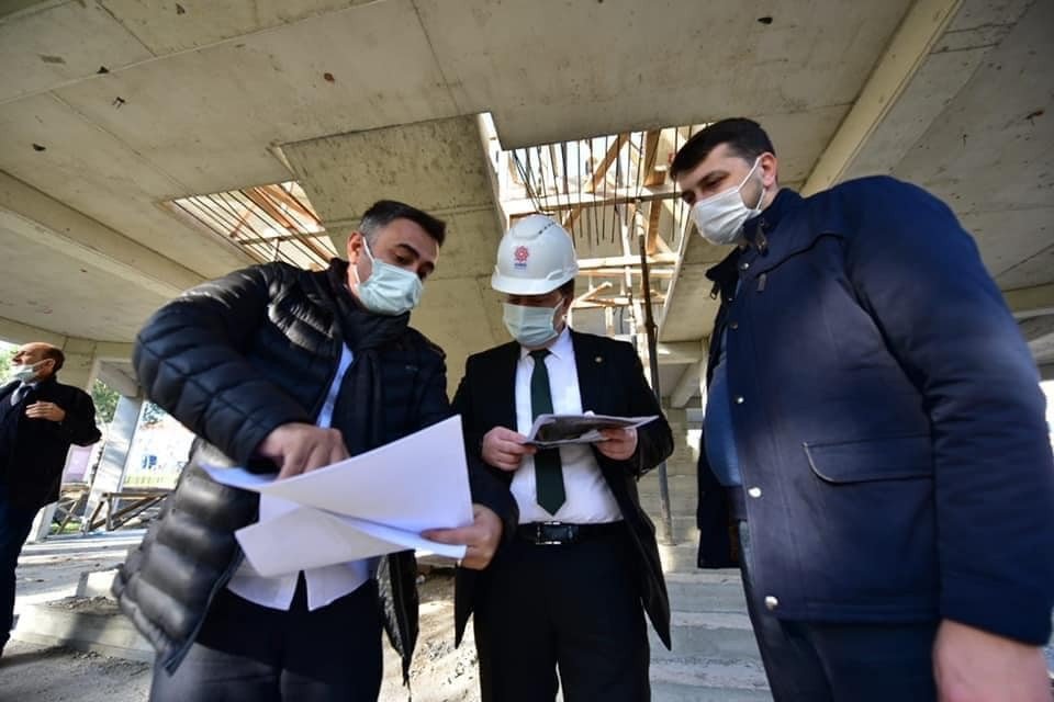 Karesi Millet Bahçesi İnşaatı Yükseliyor