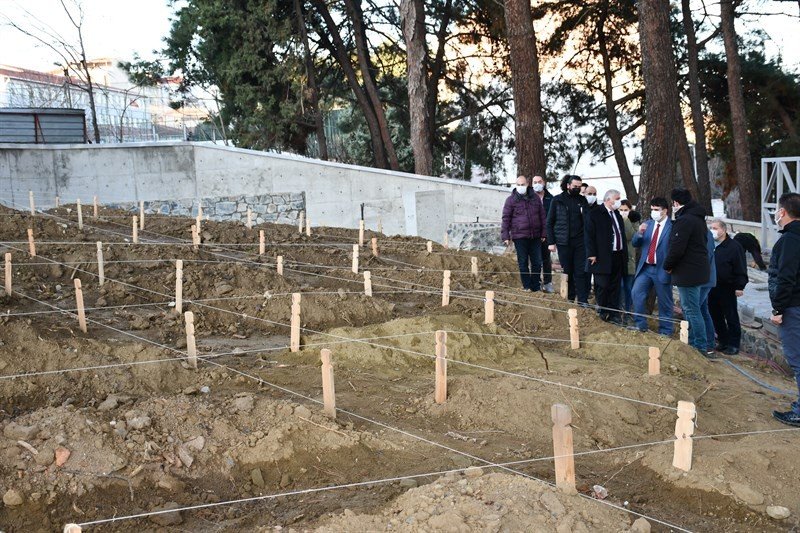Kurtçeşme Çanakkale Şehitliğindeki Çalışmalar Tamamlanıyor