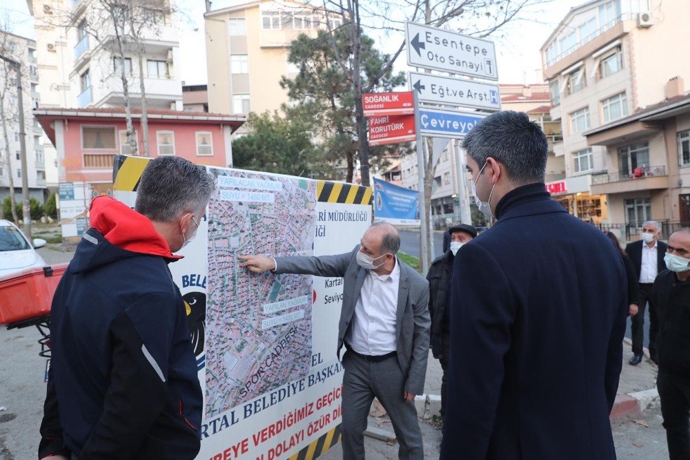 Üstyapı Çalışmaları İle Kartal’ın Çehresi Yenileniyor