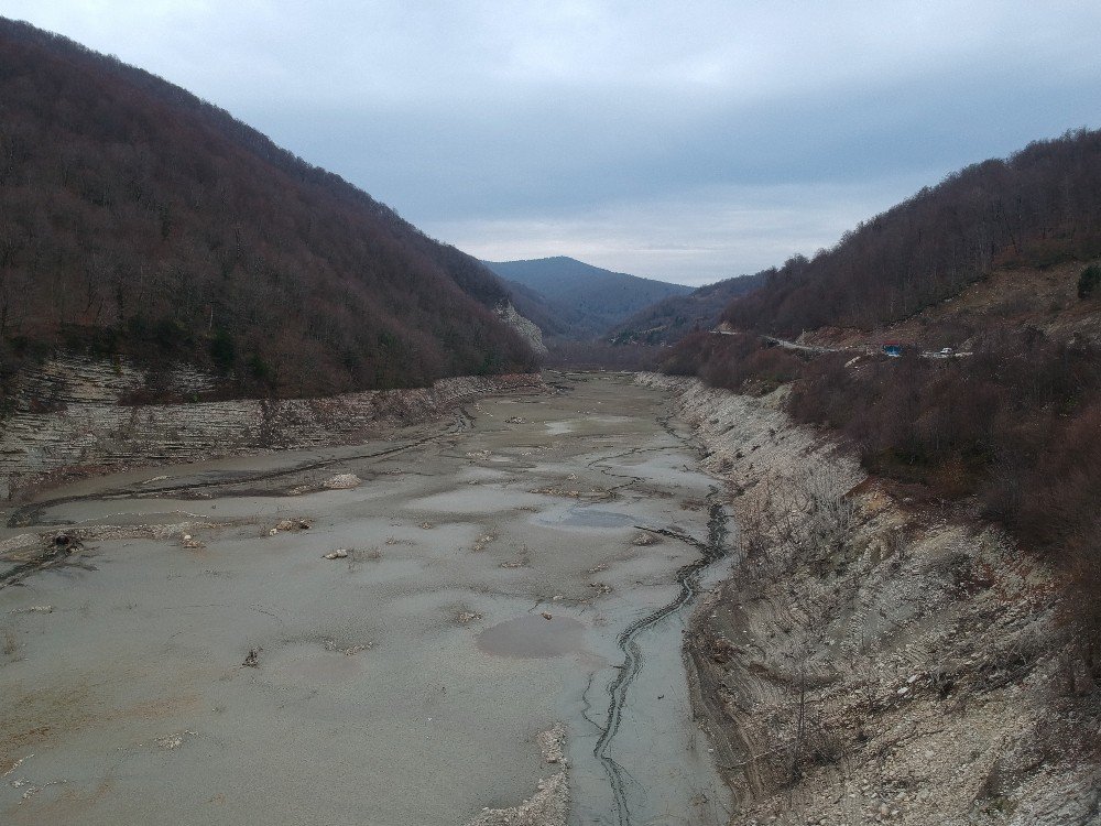 Sinop’un İçme Suyu Barajında Korkutan Görüntü
