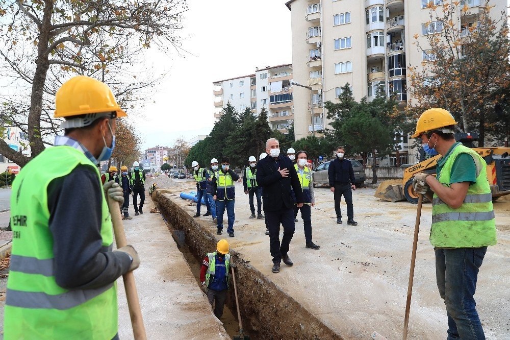 Yenişehir’in İçme Suyu Çilesi Büyükşehir İle Son Buluyor