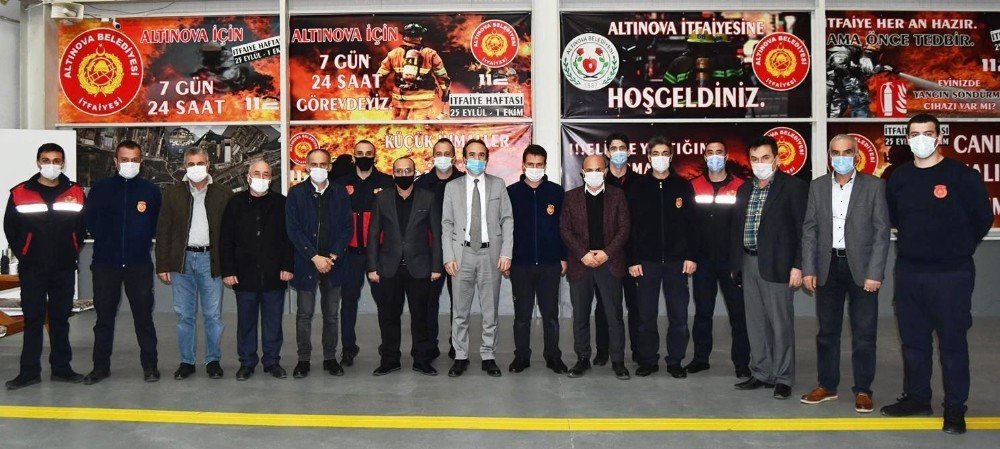 Altınova İtfaiyesinden Özverili Çalışma