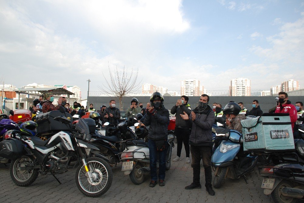 Motorlu Kuryelerden “site” Eylemi