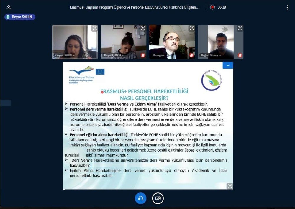 Erasmus Değişim Programı Ve Başvuru Koşulları Anlatıldı