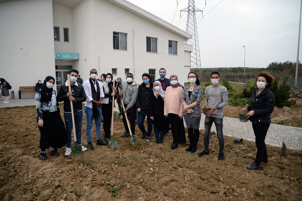Öğrencilerin ‘misafirliği’ Fidanlarla Ölümsüzleştirildi