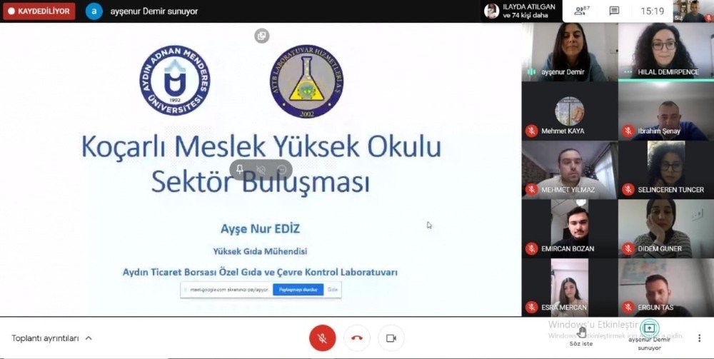 Koçarlı Myo Öğrenci-sektör Buluşması Gerçekleşti