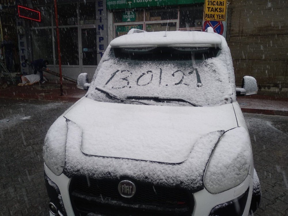 Konya’da Kar Yağışı Sevinci