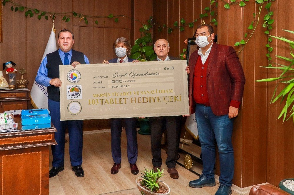 Mtso’dan Öğrencilere 103 Tablet Bilgisayar