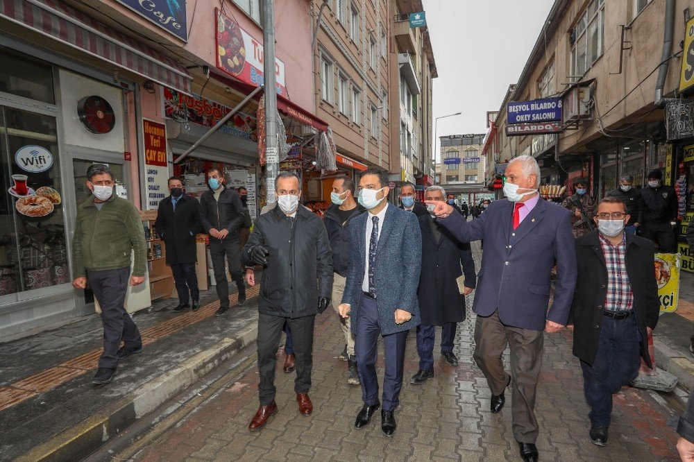 Başkan Vekili Aslan, Esnafın Sorunlarını Yerinde Dinliyor