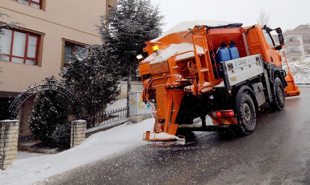Çankaya Belediyesi Kar Nöbetinde