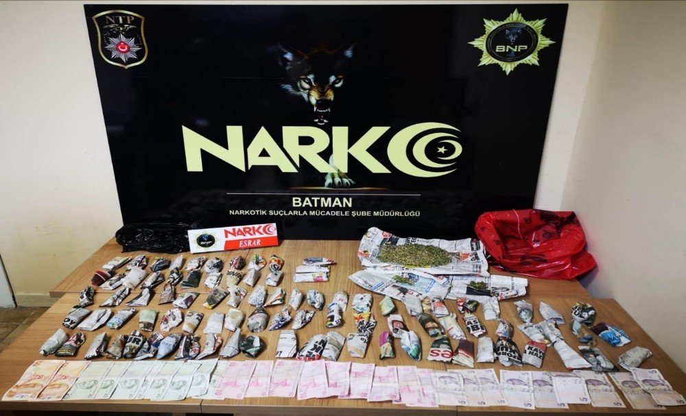 Batman’da Uyuşturucu Operasyonu: 5 Kişi Tutuklandı