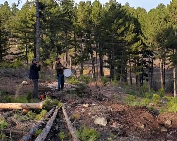 Korona Mağduru Müzisyen, Ormanda Çalışan Mesai Arkadaşlarını Sazla Sözle Eğlendirdi