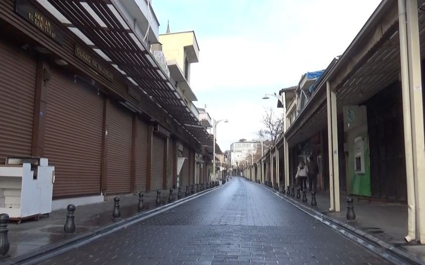 Gaziantep Sokaklarında Kısıtlama Sessizliği
