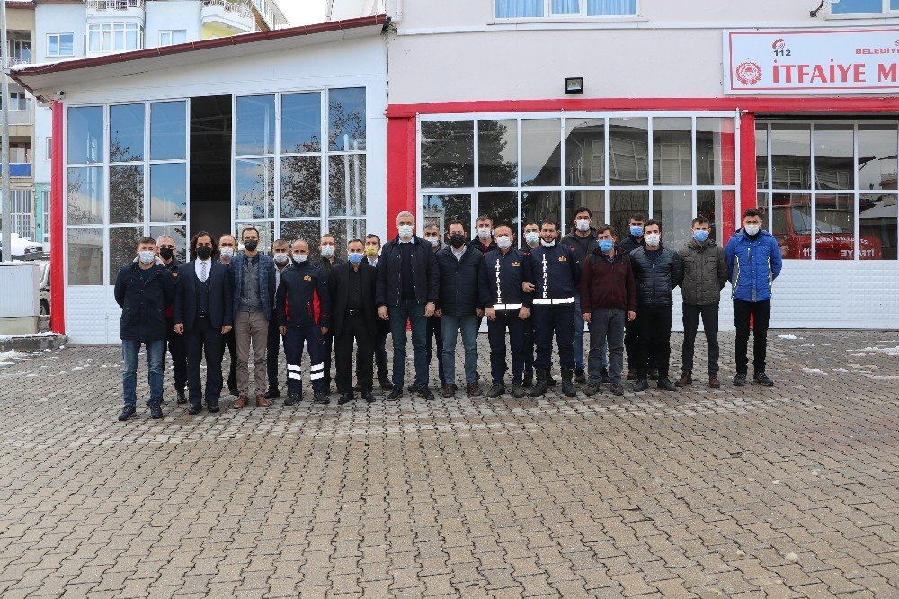 İtfaiye Personeline ‘temel Eğitim Sertifikası’