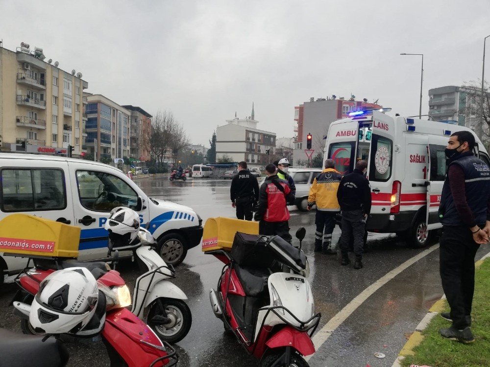 Yağış Kazaya Sebep Oldu: 1 Yaralı