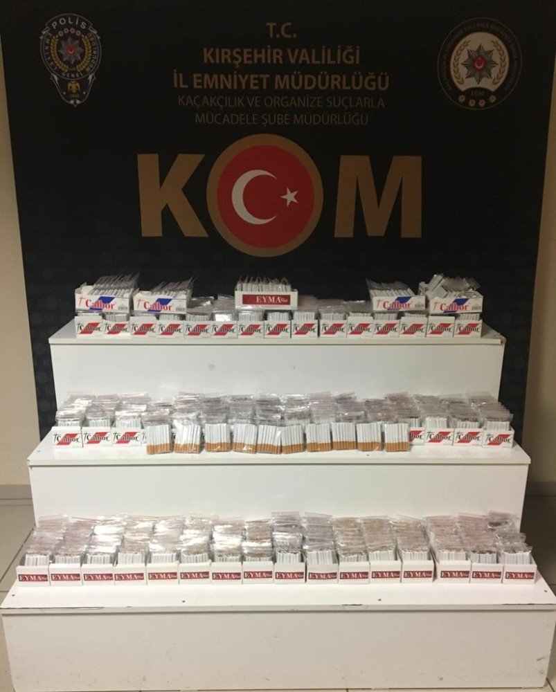 Kırşehir’de Kaçak Tütün Operasyonu