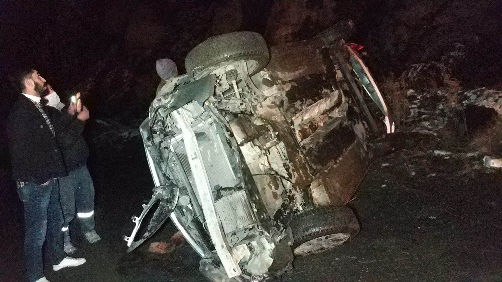 Samsun’da Otomobil Uçuruma Yuvarlandı: 4 Yaralı