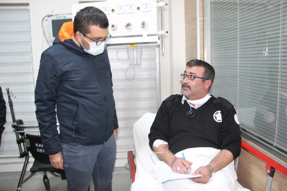 Hastanede Güvenlik Görevlisi Bıçaklandı