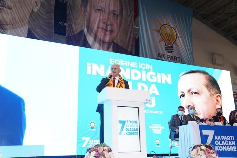 Binali Yıldırım Edirne’de