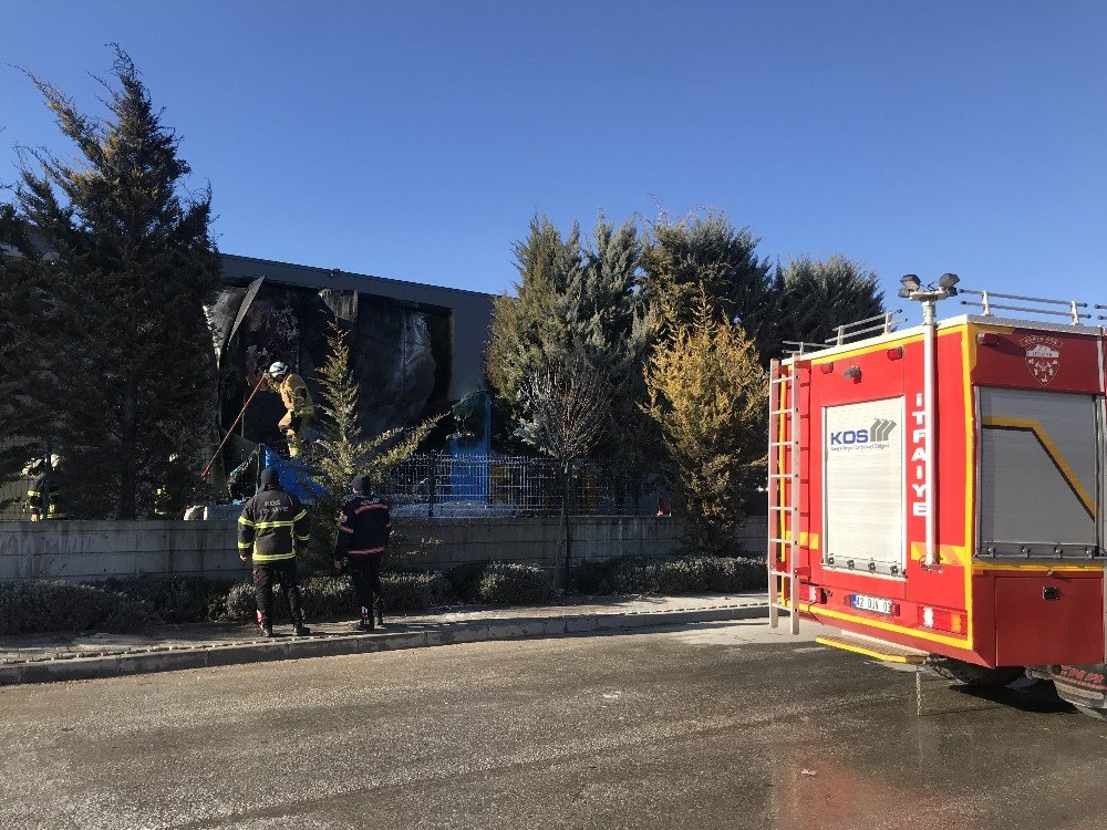 Fabrika Trafosunda Çıkan Yangın Korkuttu